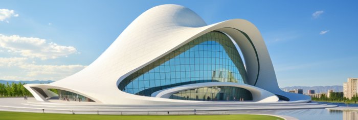 Heydar Aliev Center von Zara Hadid in Baku