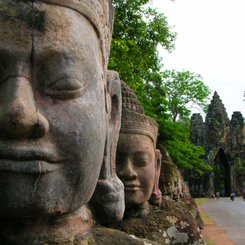 Angkor bei Siem Reap in Kambodscha in Indochina Asien