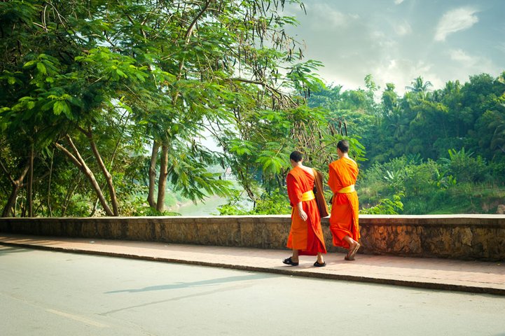 Buddhistische Mönche Indochina