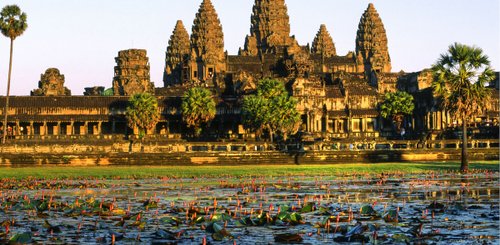 Angkor Wat UNESCO Weltkulturerbe bei Siem Reap in Kambodscha Indochina