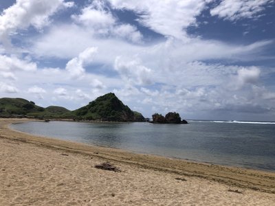 Mandalika Beach Süden von Lombok