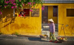 Hoi An Straßenszene Zentralvietnam