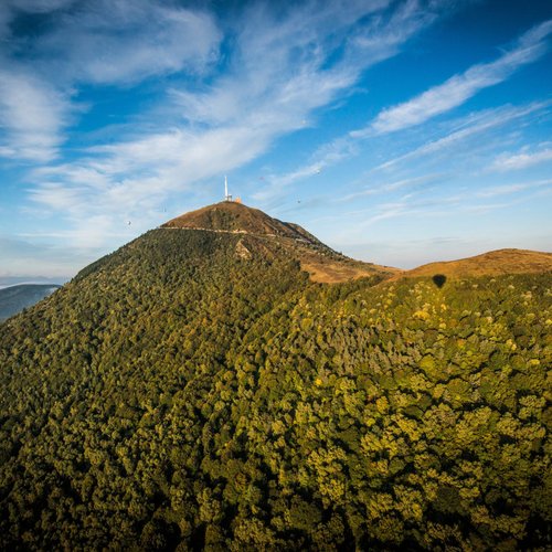 Heißluftballon rund um den Puy de Dôme  