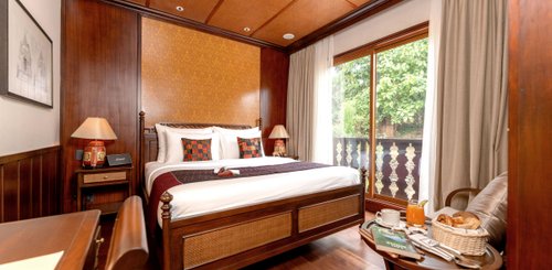 Anouvong Boutiqueschiff Heritage Line Oberer Mekong Kabine