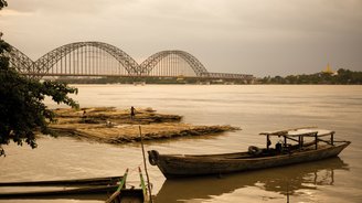 Fluss in Myanmar