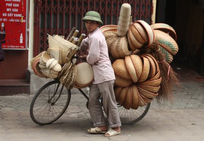 Hanoi Vietnam Old Quater Street Life in der Altstadt