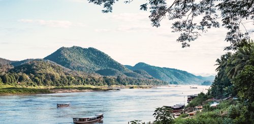 Heritage Line, oberer Mekong Flusslandschaft, Anouvong Kreuzfahrt