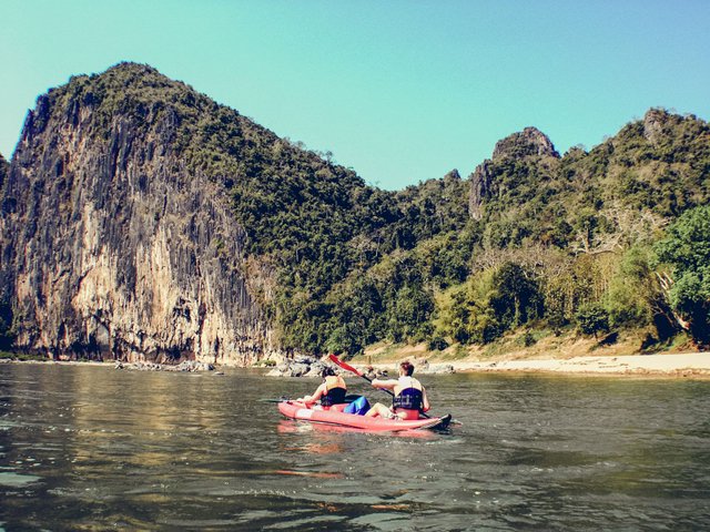 Anouvong, oberer Mekong Laos, Kayakausflug