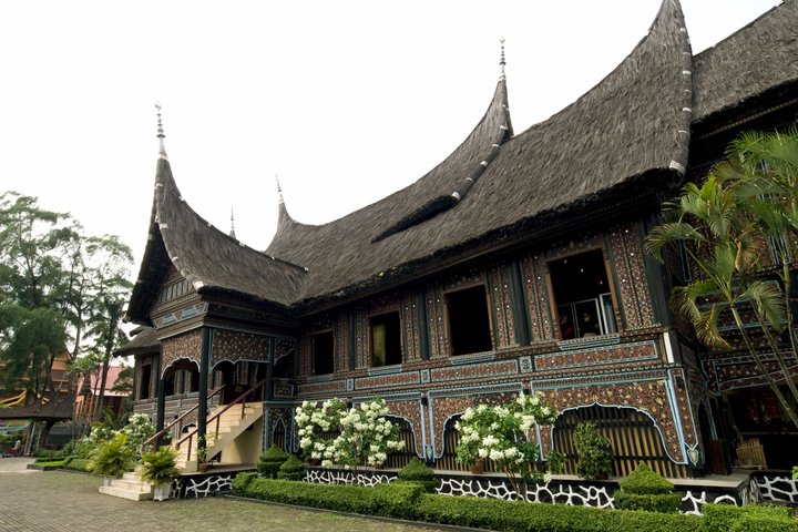 Hochland von Minangkabau traditionelle Architektur