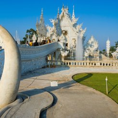 weißer Tempel Chiang Rai Nordthailand