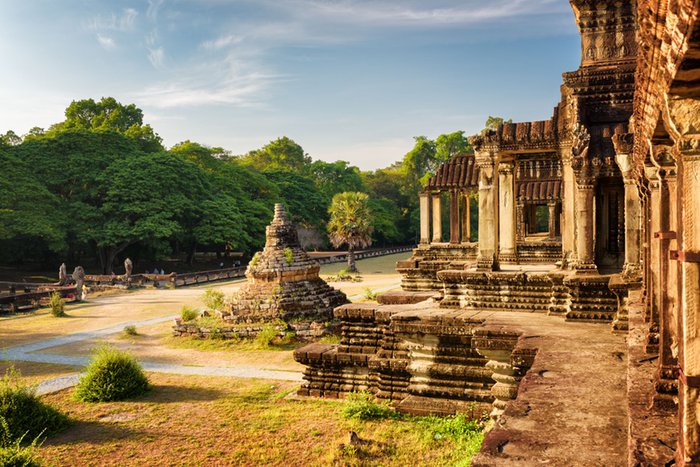 Angkor Wat UNESCO Weltkulturerbe in Siem Reap Kambodscha Indochina Asien