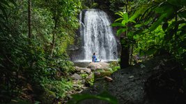 Nordlaos Namkat Wasserfall