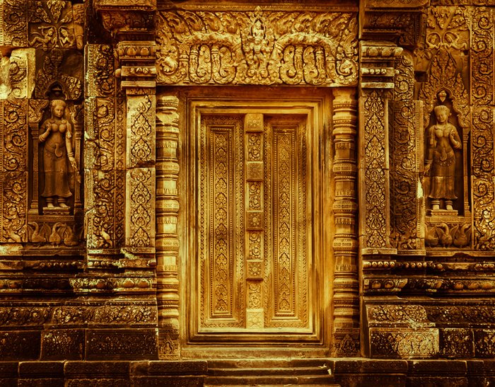 Detail Banteay Srei Siem Reap