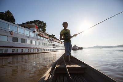 Belmond Road to Mandalay Kreuzfahrtschiff Flusskreuzfahrt Luxus am Irrawaddy