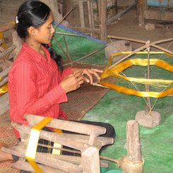 Silk Island Kambodscha traditionelle Handarbeit