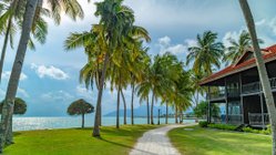 Pelangi Beach Resort Insel Langkawi Westmalaysia Garten