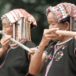 Anouvong, oberer Mekong, Ausflug zu den Khmu