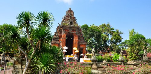 Der Palast von Klungkung auf Bali mit der Gerichtshalle Kerta Gosa