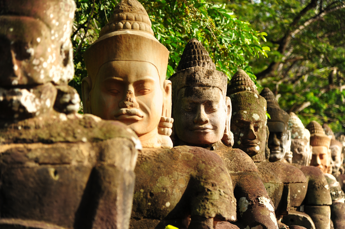 Die Tempel von Ankor in Kambodscha sind ein Highlight einer Reise durch Vietnam und Kambodscha