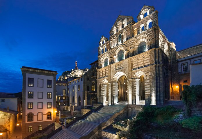 Le Puy-en-Velay - die Kathedrale und das Hôtel-Dieu 