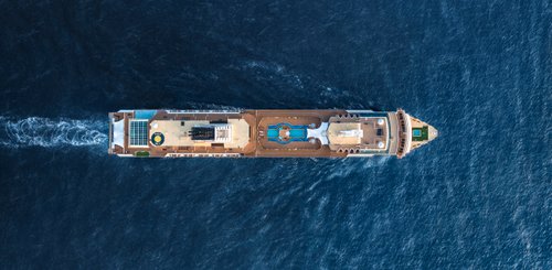 Mein Schiff Herz von oben